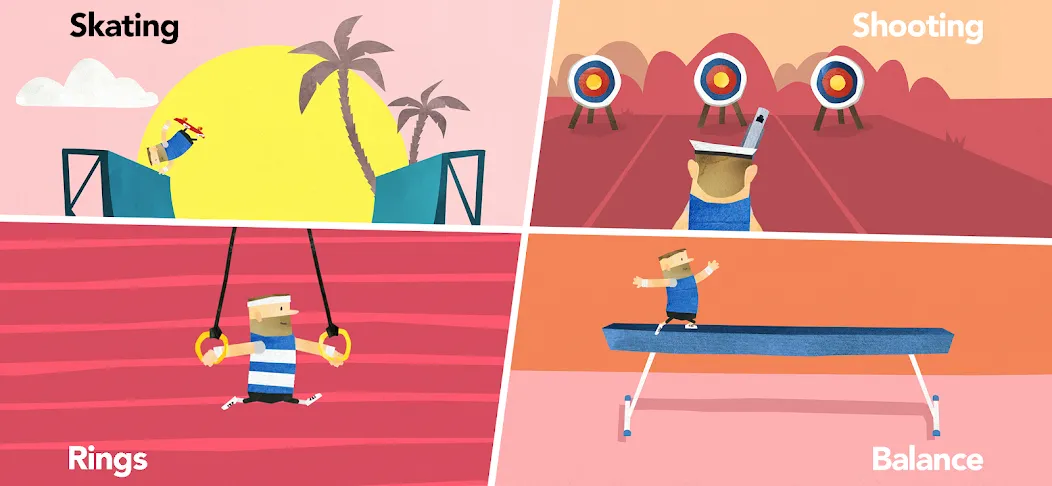 Fiete Sports - 37 Sport Games [MOD: открыты все спортивные игры] Screenshot 2