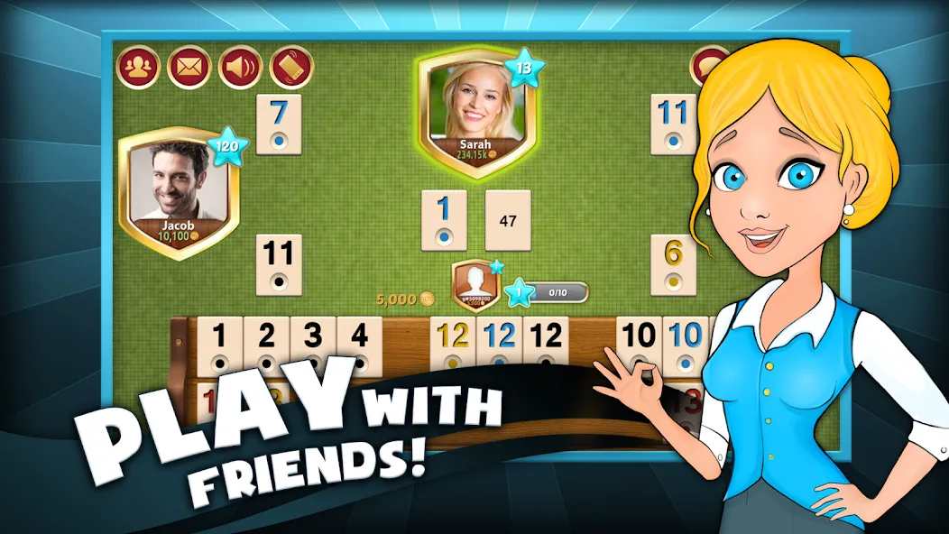 Okey Pro [MOD: безлимитные монеты и подсказки] Screenshot 5