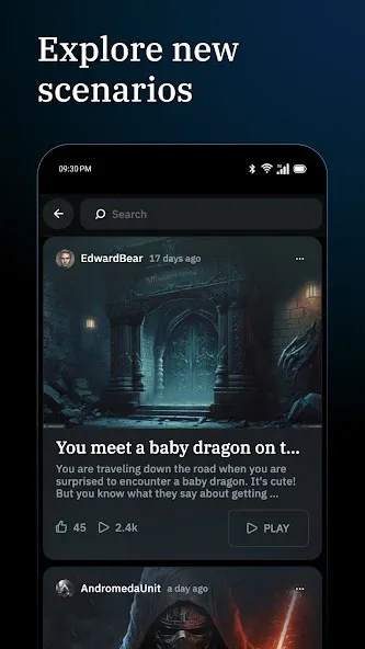 AI Dungeon [MOD: безлимитные приключения и ресурсы] Screenshot 3
