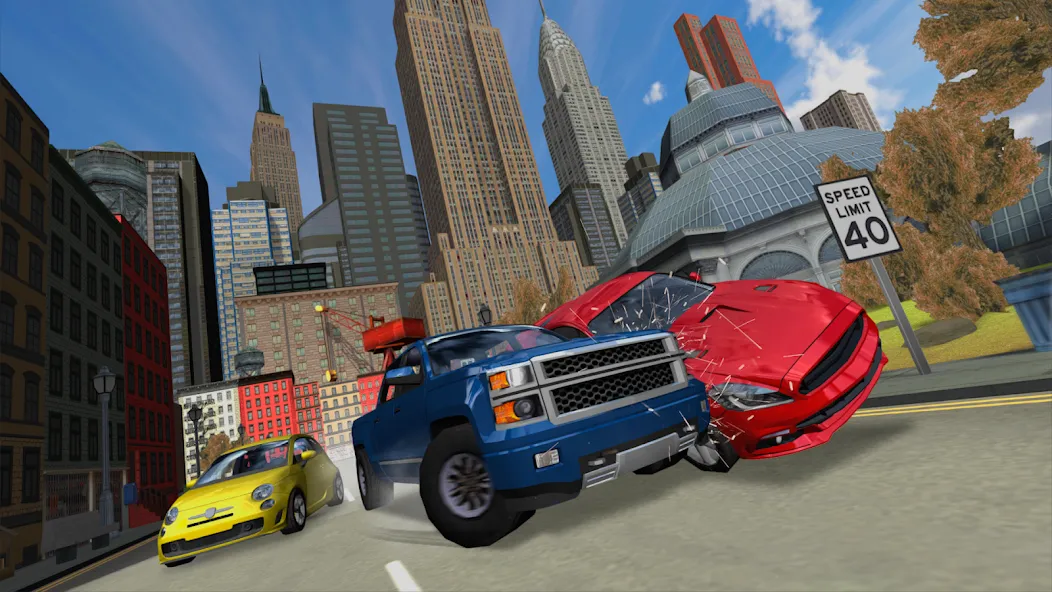 Car Driving Simulator: NY [MOD: безлимитные деньги и топливо] Screenshot 1
