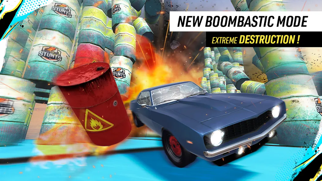 Car Stunt Races: Mega Ramps [MOD: безлимитные деньги и все машины открыты] Screenshot 2