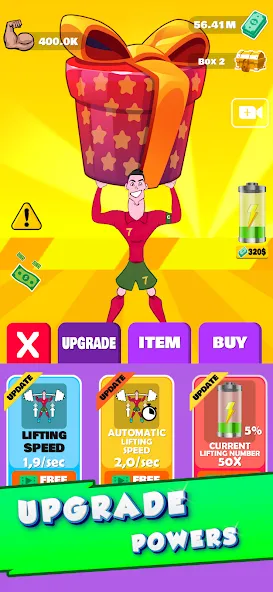 Lifting Ronaldo [MOD: безлимитные деньги и новые уровни] Screenshot 2