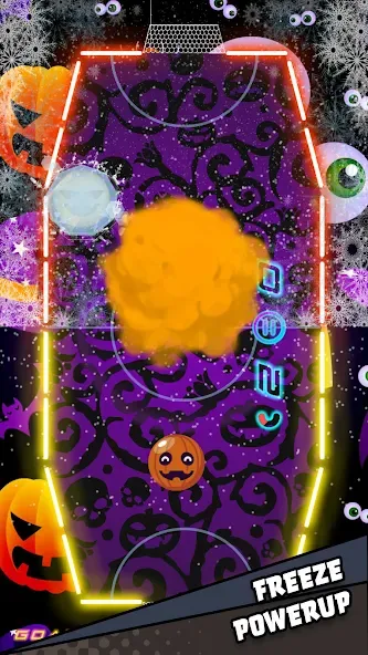 Air Hockey Glow HD Ultimate 2D [MOD: безлимитные шайбы и открытые режимы] Screenshot 4