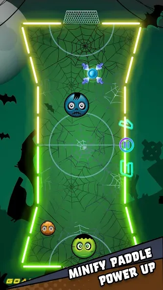 Air Hockey Glow HD Ultimate 2D [MOD: безлимитные шайбы и открытые режимы] Screenshot 5