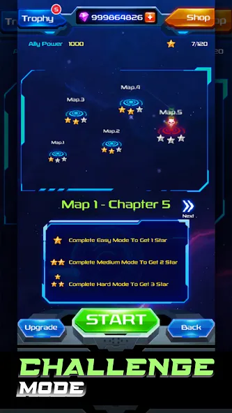 Galaxy Attack: Space Shooter [MOD: безлимитные деньги и усиленное оружие] Screenshot 4