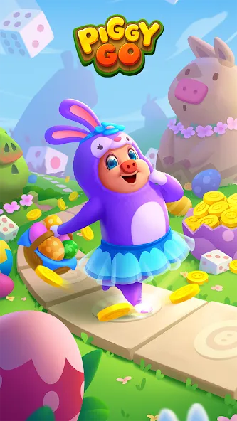Piggy GO - Clash of Coin [MOD: безлимитные монеты и бонусы] Screenshot 1