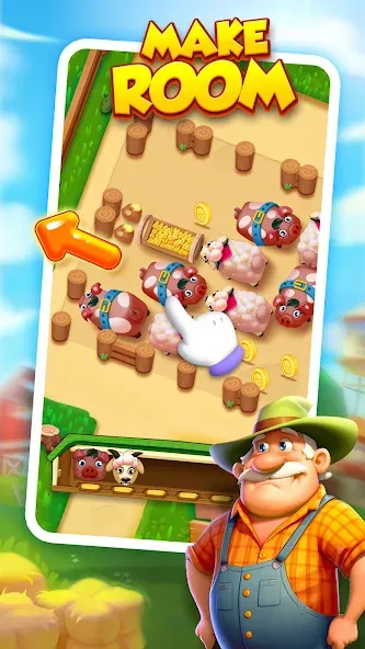 Farm Fun - Animal Parking Game [MOD: безлимитные монеты и все уровни] Screenshot 1