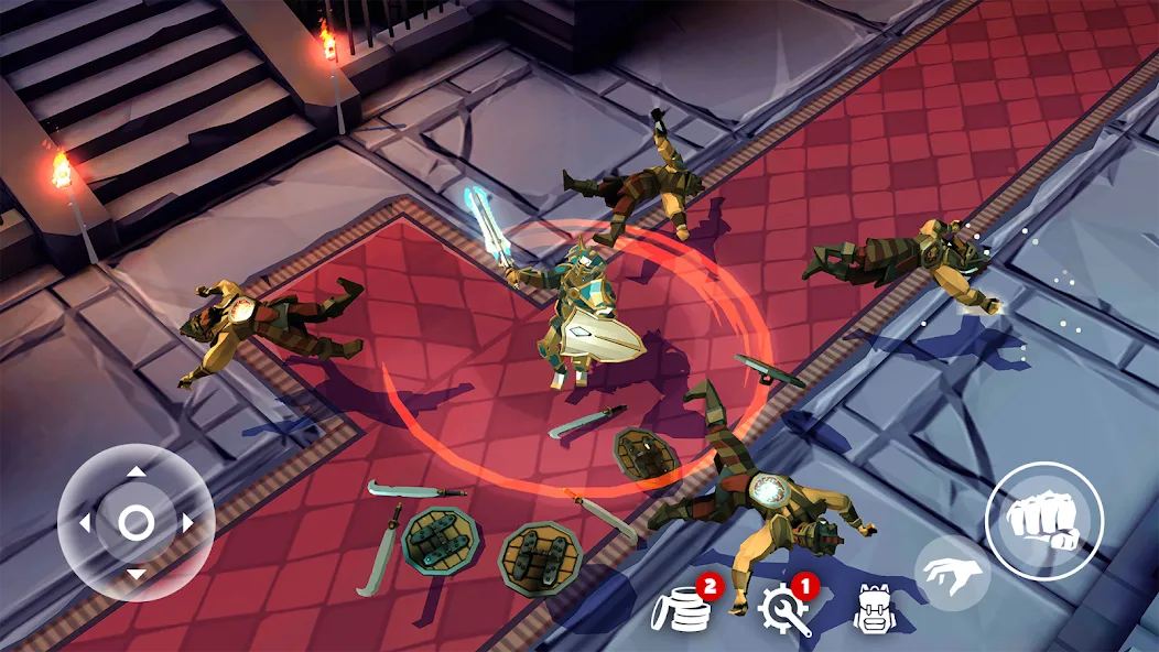 Polygon Fantasy: Action RPG [MOD: безлимитные ресурсы и усиленная экипировка] Screenshot 2