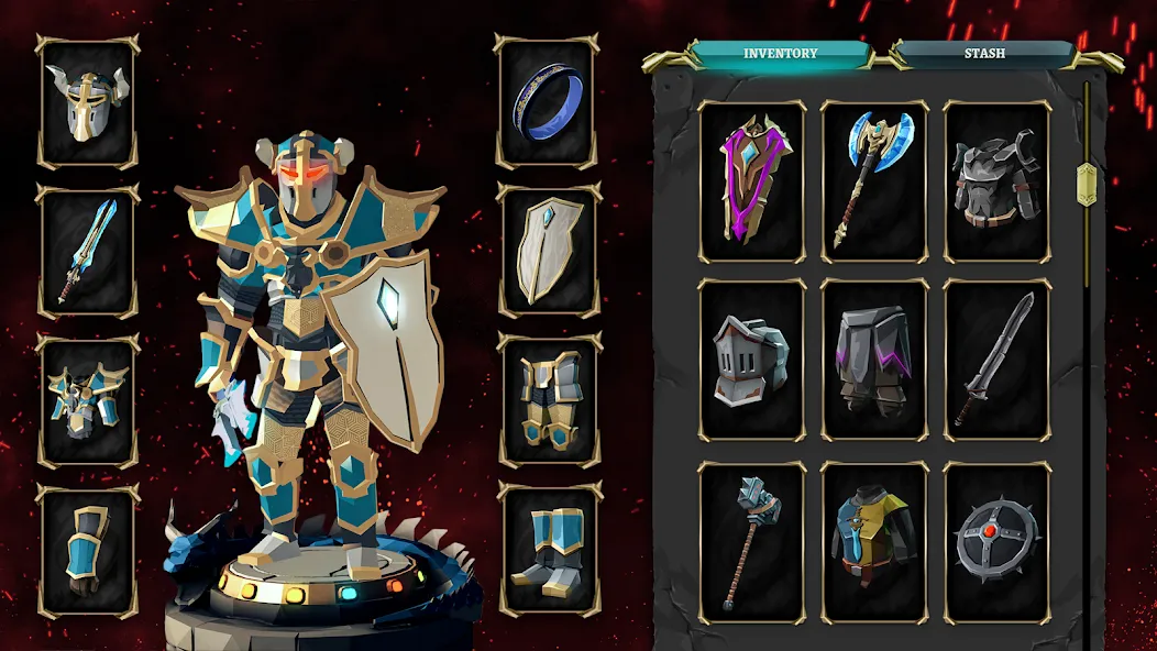 Polygon Fantasy: Action RPG [MOD: безлимитные ресурсы и усиленная экипировка] Screenshot 3