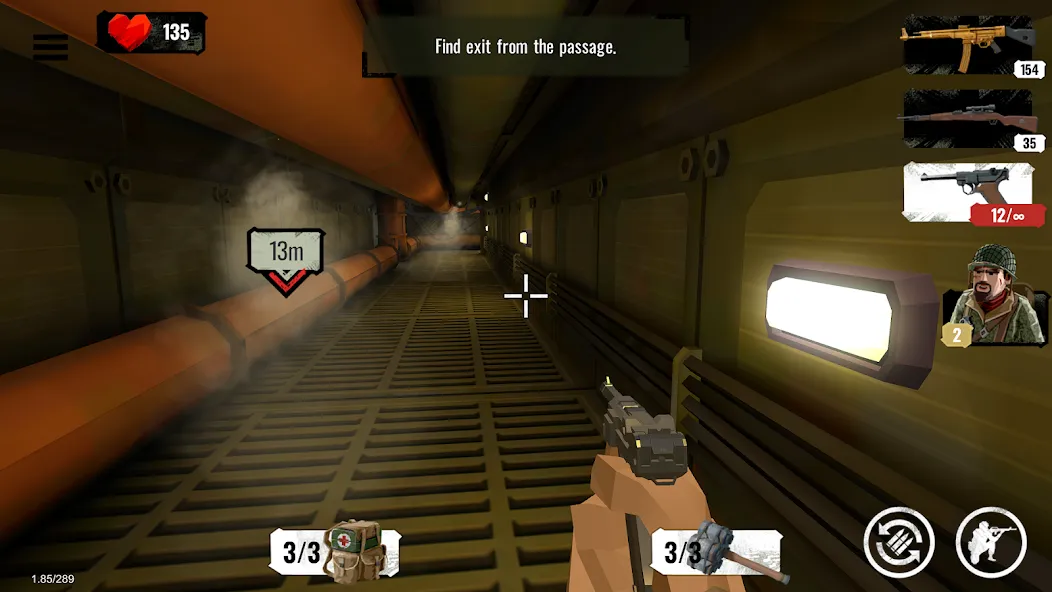 World War Polygon: WW2 shooter [MOD: безлимитные патроны и здоровье] Screenshot 1