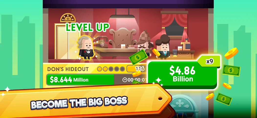 Cash, Inc. Fame &amp; Fortune Game [MOD: безлимитные деньги и открыты улучшения] Screenshot 5