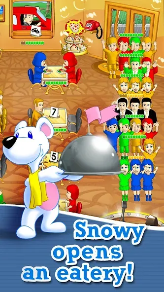 Lunch Rush HD Restaurant Games [MOD: безлимитные деньги и все уровни открыты] Screenshot 1