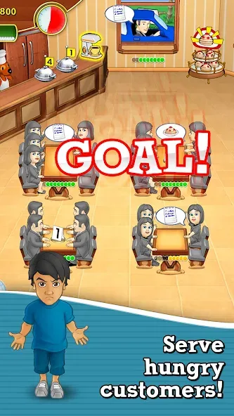 Lunch Rush HD Restaurant Games [MOD: безлимитные деньги и все уровни открыты] Screenshot 3