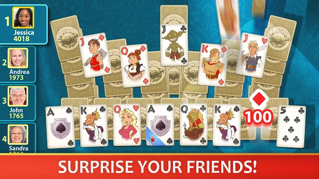 Solitaire Perfect Match [MOD: без рекламы и бесконечные подсказки] Screenshot 3