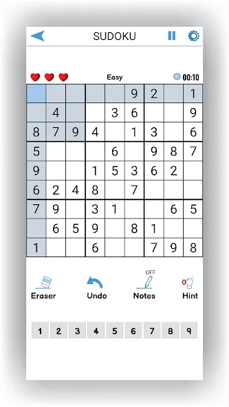 Sudoku Offline: Hard Puzzles [MOD: сложные судоку без интернета] Screenshot 1