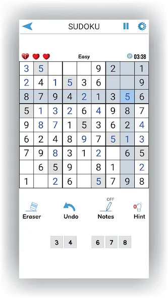 Sudoku Offline: Hard Puzzles [MOD: сложные судоку без интернета] Screenshot 2