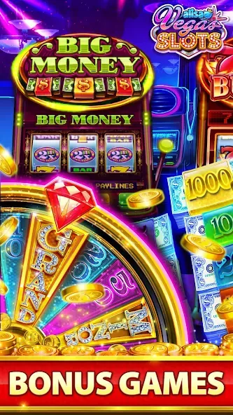 VEGAS Slots by Alisa – Free Fu [MOD: безлимитные монеты и бонусы] Screenshot 1