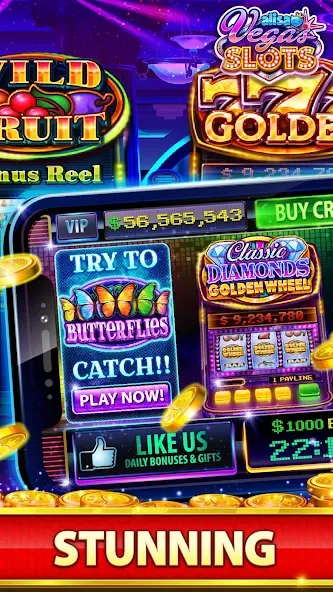 VEGAS Slots by Alisa – Free Fu [MOD: безлимитные монеты и бонусы] Screenshot 5