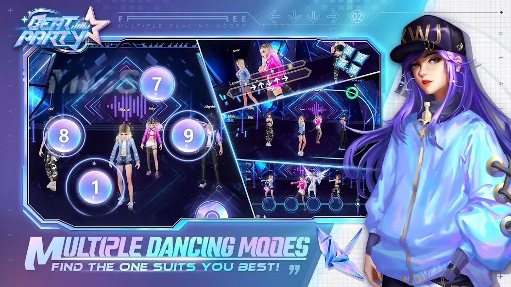 Beat Party [MOD: безлимитные монеты и энергии] Screenshot 2