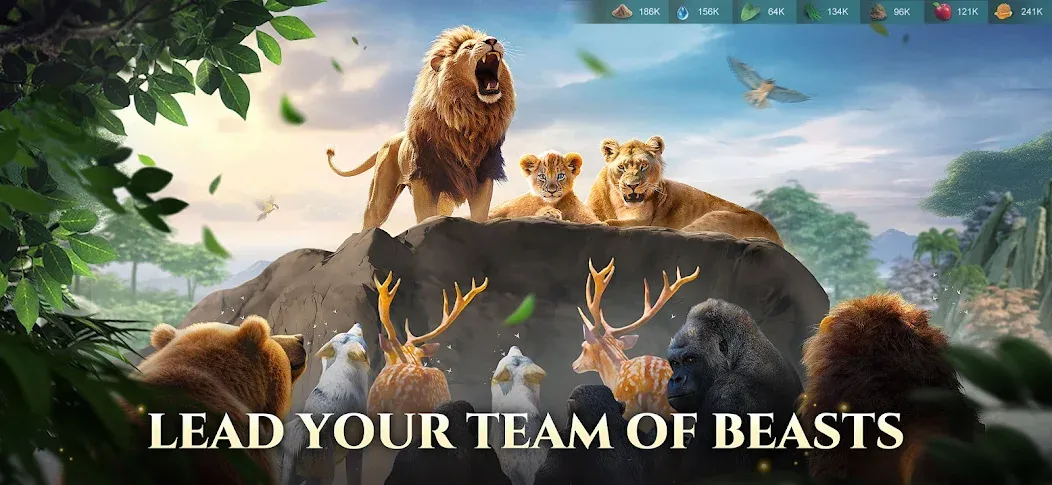 Beast Lord: The New Land [MOD: безлимитные ресурсы и ускоренное развитие] Screenshot 3