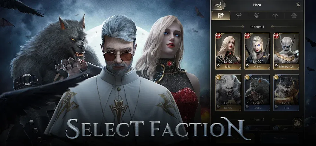 Nations of Darkness [MOD: безлимитные ресурсы и открыты все герои] Screenshot 3