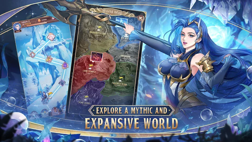 Legend of Almia:idle RPG [MOD: безлимитные ресурсы и усиленные герои] Screenshot 5