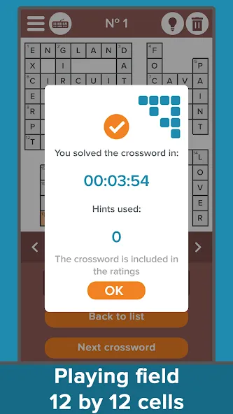 Crossword: Grand collection [MOD: безлимитные подсказки и открыты все уровни] Screenshot 4