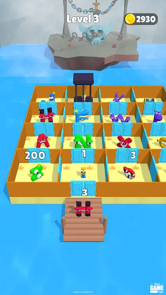 Alphabet Battle: Room Maze [MOD: безлимитные деньги и все уровни открыты] Screenshot 3