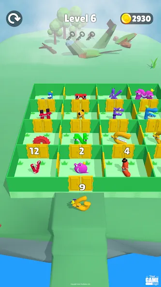 Alphabet Battle: Room Maze [MOD: безлимитные деньги и все уровни открыты] Screenshot 5