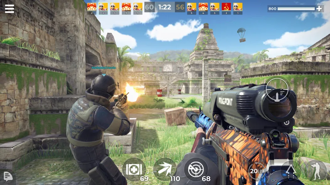 AWP Mode: Online Sniper Action [MOD: точная стрельба и быстрый прице?] Screenshot 2