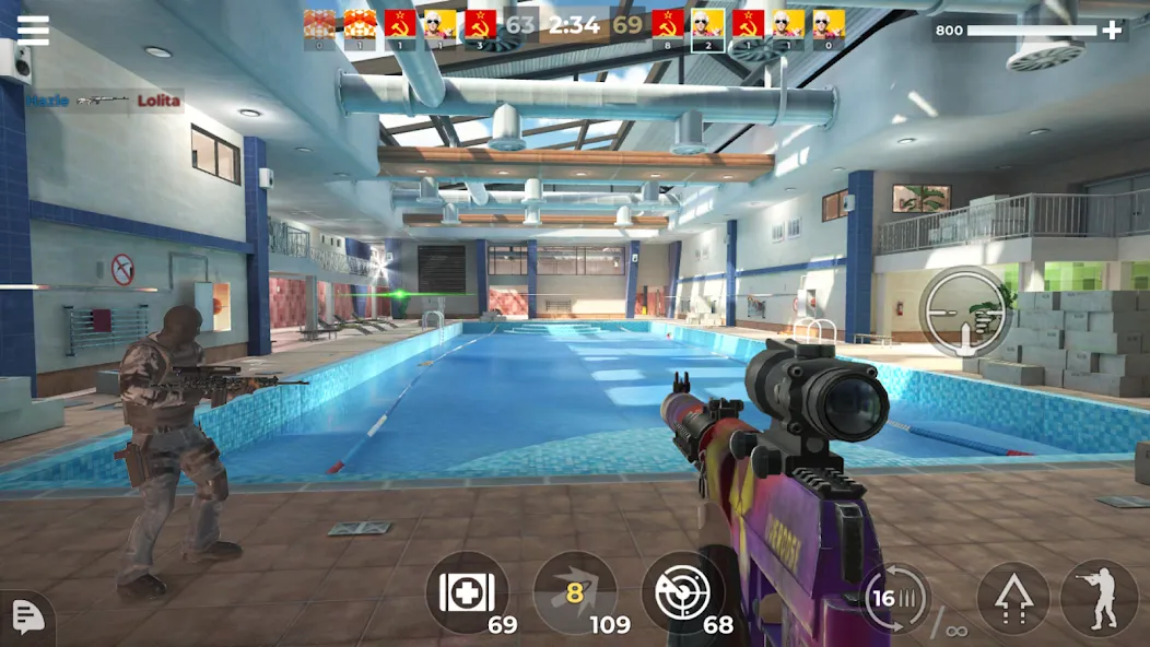 AWP Mode: Online Sniper Action [MOD: точная стрельба и быстрый прице?] Screenshot 3