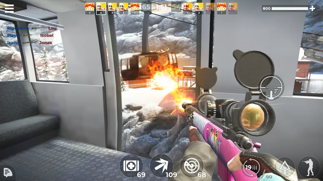 AWP Mode: Online Sniper Action [MOD: точная стрельба и быстрый прице?] Screenshot 4