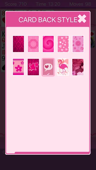 Pink Solitaire [MOD: без рекламы и все темы открыты] Screenshot 3