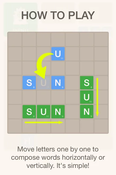 Word Monster Puzzle [MOD: безлимитные подсказки и жизни] Screenshot 2