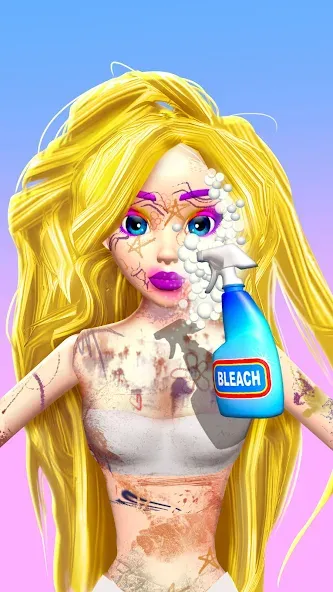 Doll Makeover - DIY 3D Dolly [MOD: безлимитные деньги и алмазы] Screenshot 2