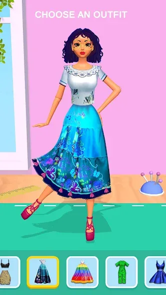 Doll Makeover - DIY 3D Dolly [MOD: безлимитные деньги и алмазы] Screenshot 4
