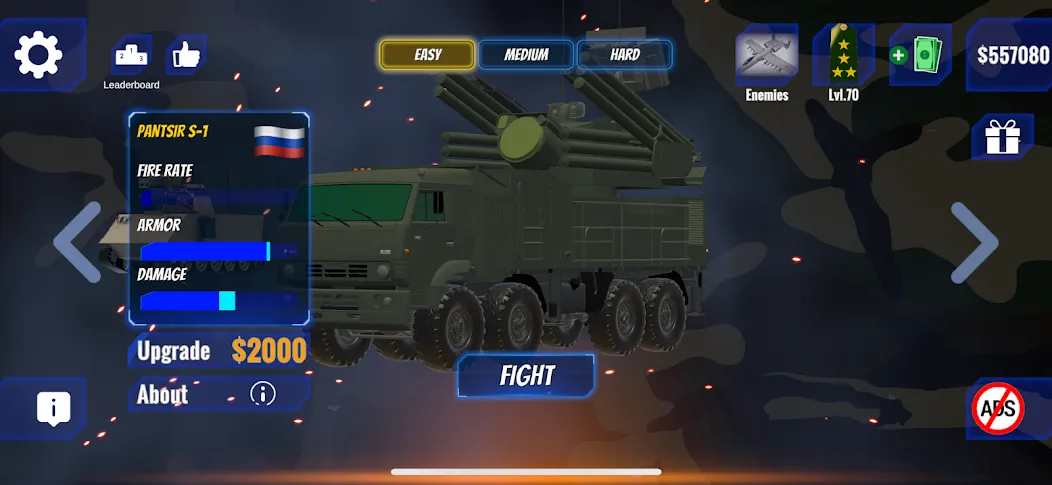 C-RAM Simulator: Air defense [MOD: быстрая перезарядка и точное наведение] Screenshot 3