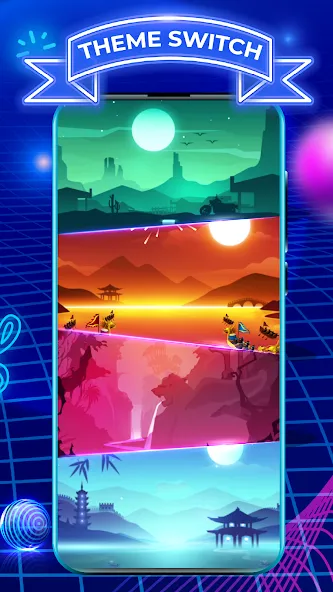 Tiles Hop: EDM Rush [MOD: безлимитные жизни и все песни открыты] Screenshot 5