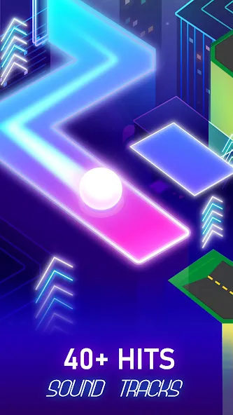 Dancing Ballz: Magic Tiles [MOD: без рекламы и все уровни открыты] Screenshot 1