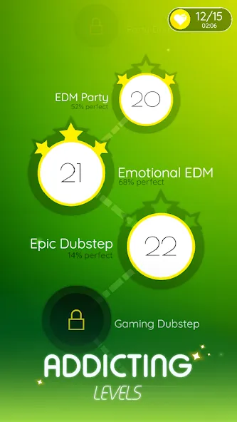 Dancing Ballz: Magic Tiles [MOD: без рекламы и все уровни открыты] Screenshot 4