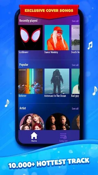 Duet Tiles: Dual Vocal Music [MOD: безлимитные ноты и все песни открыты] Screenshot 1