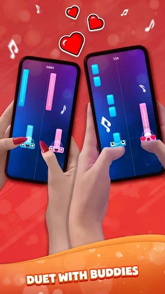 Duet Tiles: Dual Vocal Music [MOD: безлимитные ноты и все песни открыты] Screenshot 2