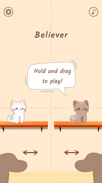 Duet Cats: Cute Cat Music [MOD: разблокированы все песни и коты] Screenshot 5