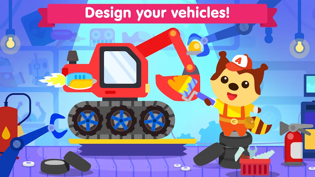 Car games for toddlers &amp; kids [MOD: разблокированы все машинки] Screenshot 1
