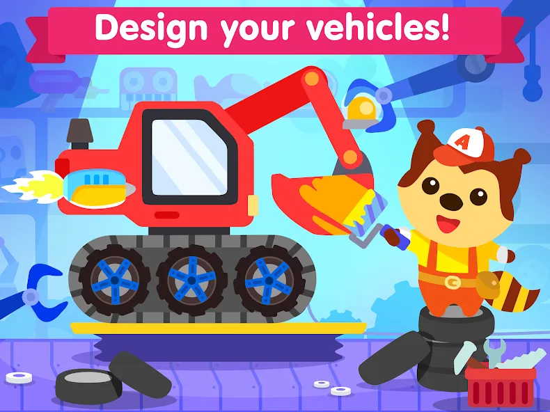 Car games for toddlers &amp; kids [MOD: разблокированы все машинки] Screenshot 4