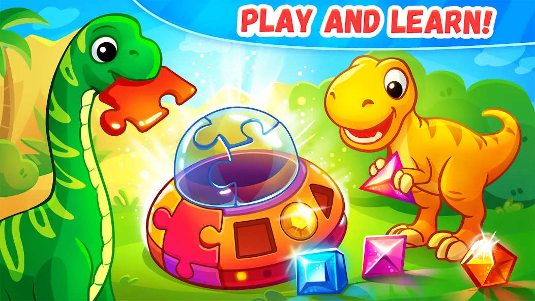 Dinosaur games for kids age 2 [MOD: все динозавры и уровни открыты] Screenshot 2