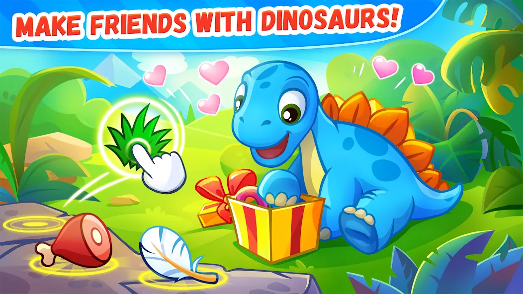 Dinosaur games for kids age 2 [MOD: все динозавры и уровни открыты] Screenshot 4
