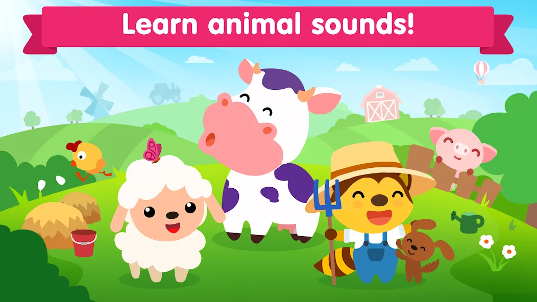 Animal sounds games for babies [MOD: все животные и звуки открыты] Screenshot 1