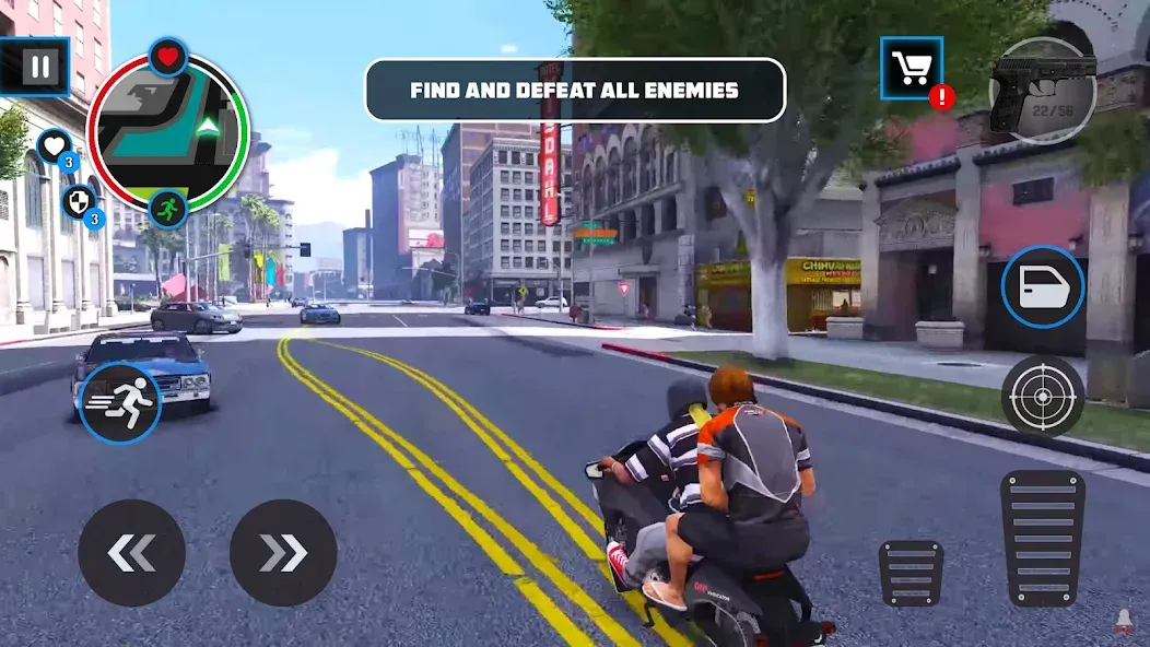 Gangster City: Thug King [MOD: безлимитные деньги и оружие] Screenshot 2