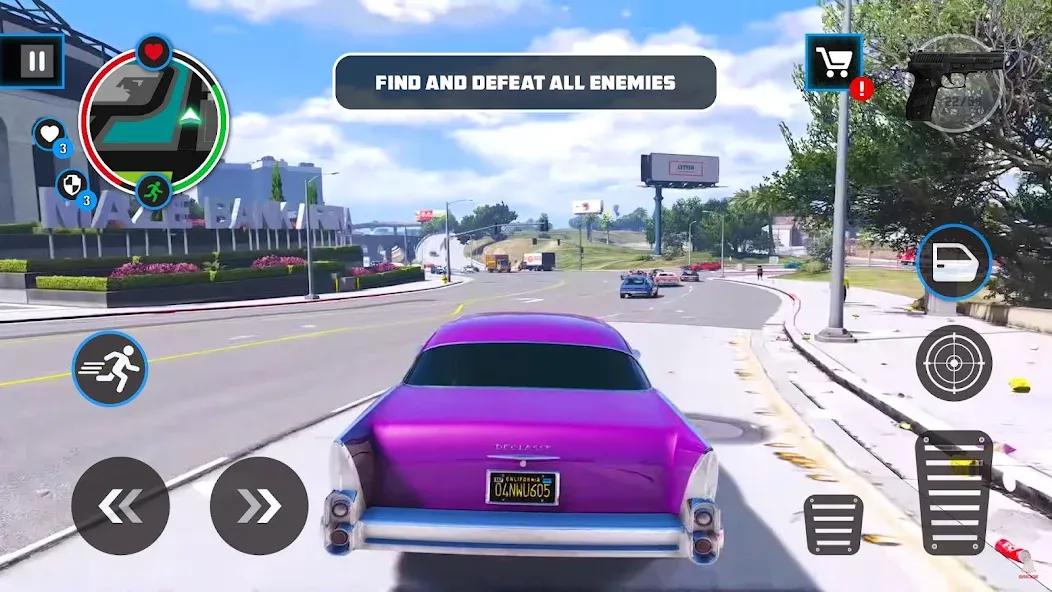 Gangster City: Thug King [MOD: безлимитные деньги и оружие] Screenshot 4